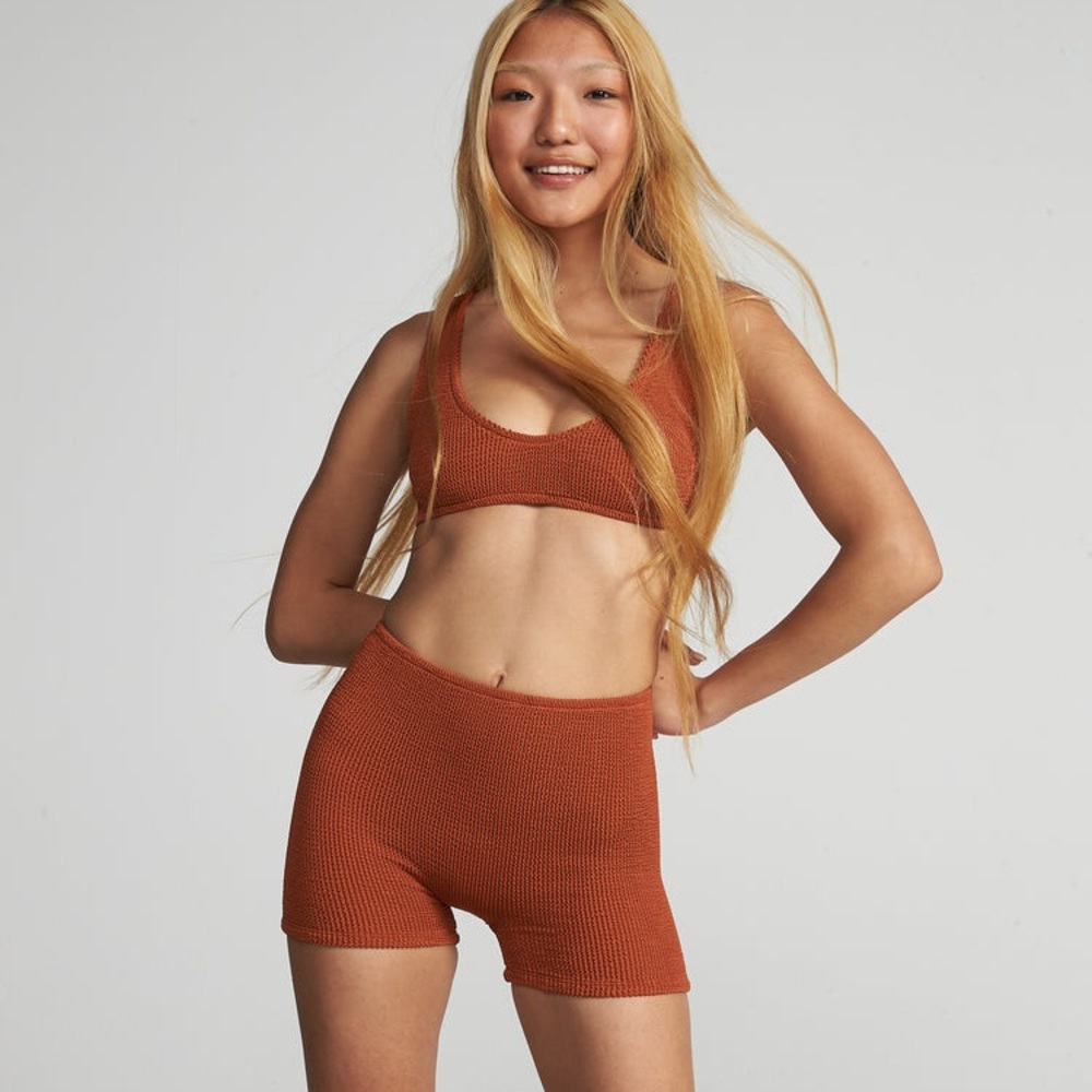 EUC Youswim two piece in umber—currently sold out online!